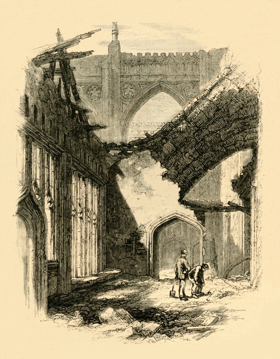 Chapelle Saint-Étienne - Intérieur après l