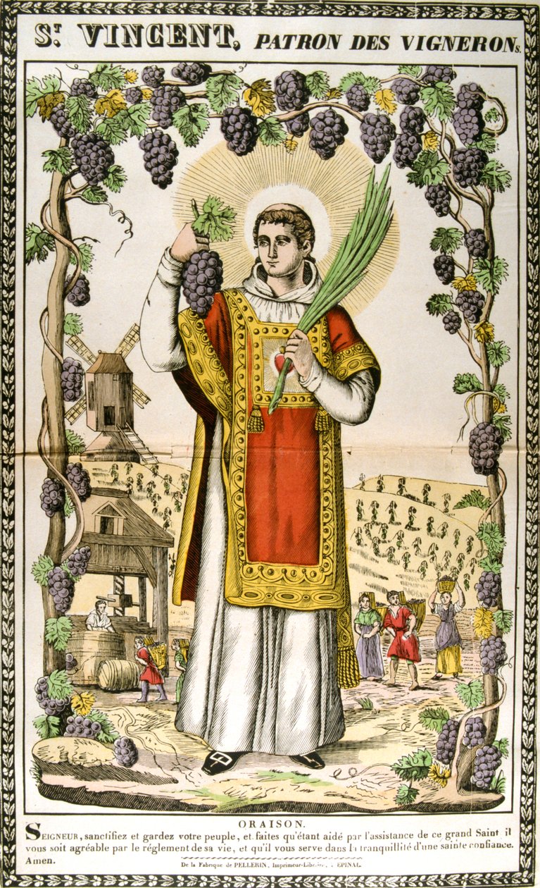 Saint Vincent, martyr chrétien espagnol, XIXe siècle - Unbekannt