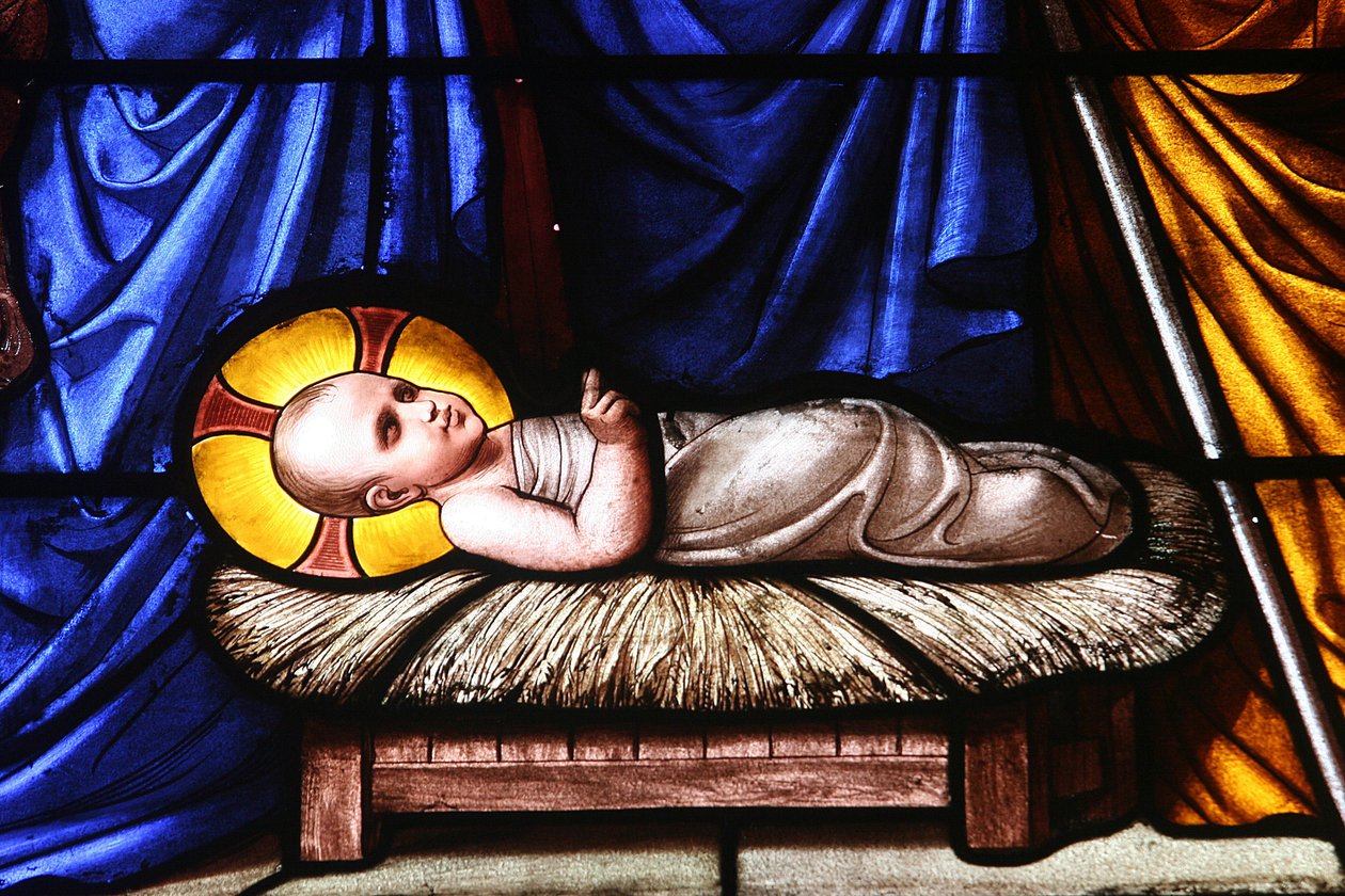 Vitrail : Nativité, Genève, Suisse - Unbekannt