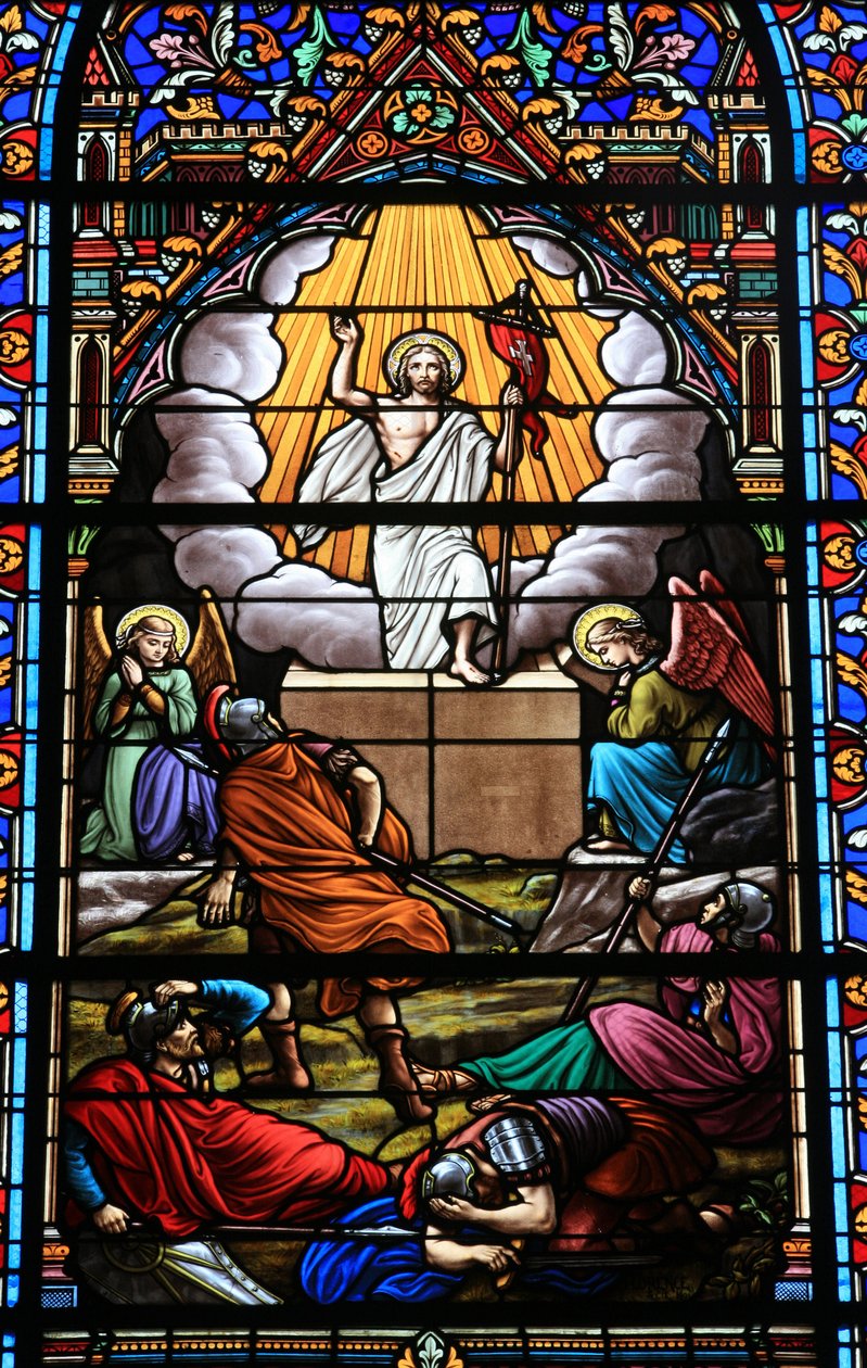 Vitrail. La Résurrection du Christ, Douarnenez, France - Unbekannt