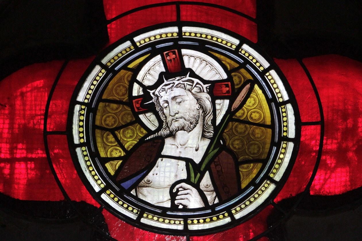 Vitrail de Jésus, Église de Saint-Pierre et Paul, Istanbul, Turquie - Unbekannt