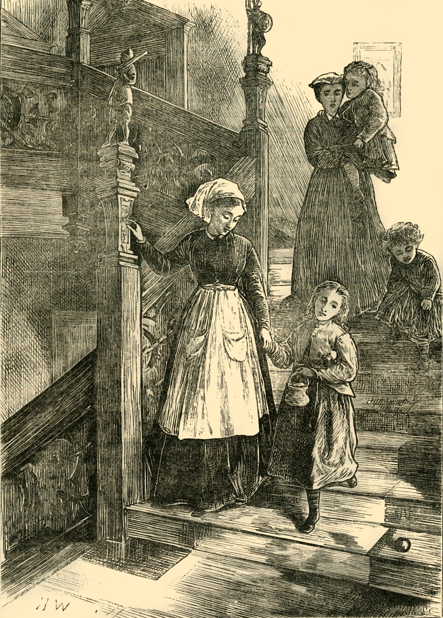 Escalier de la maison Cromwell, 1876 - Unbekannt