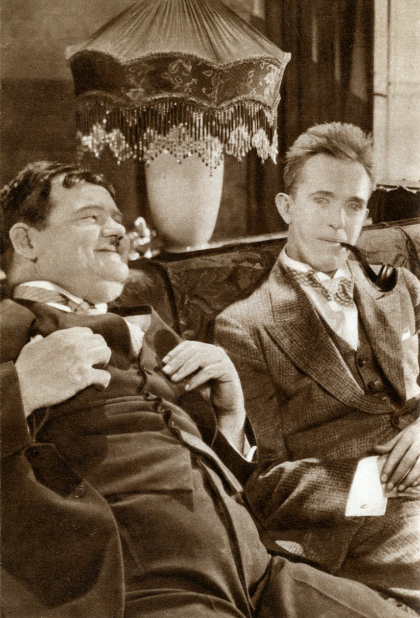 Stan Laurel et Oliver Hardy, duo comique américain, 1933 - Unbekannt