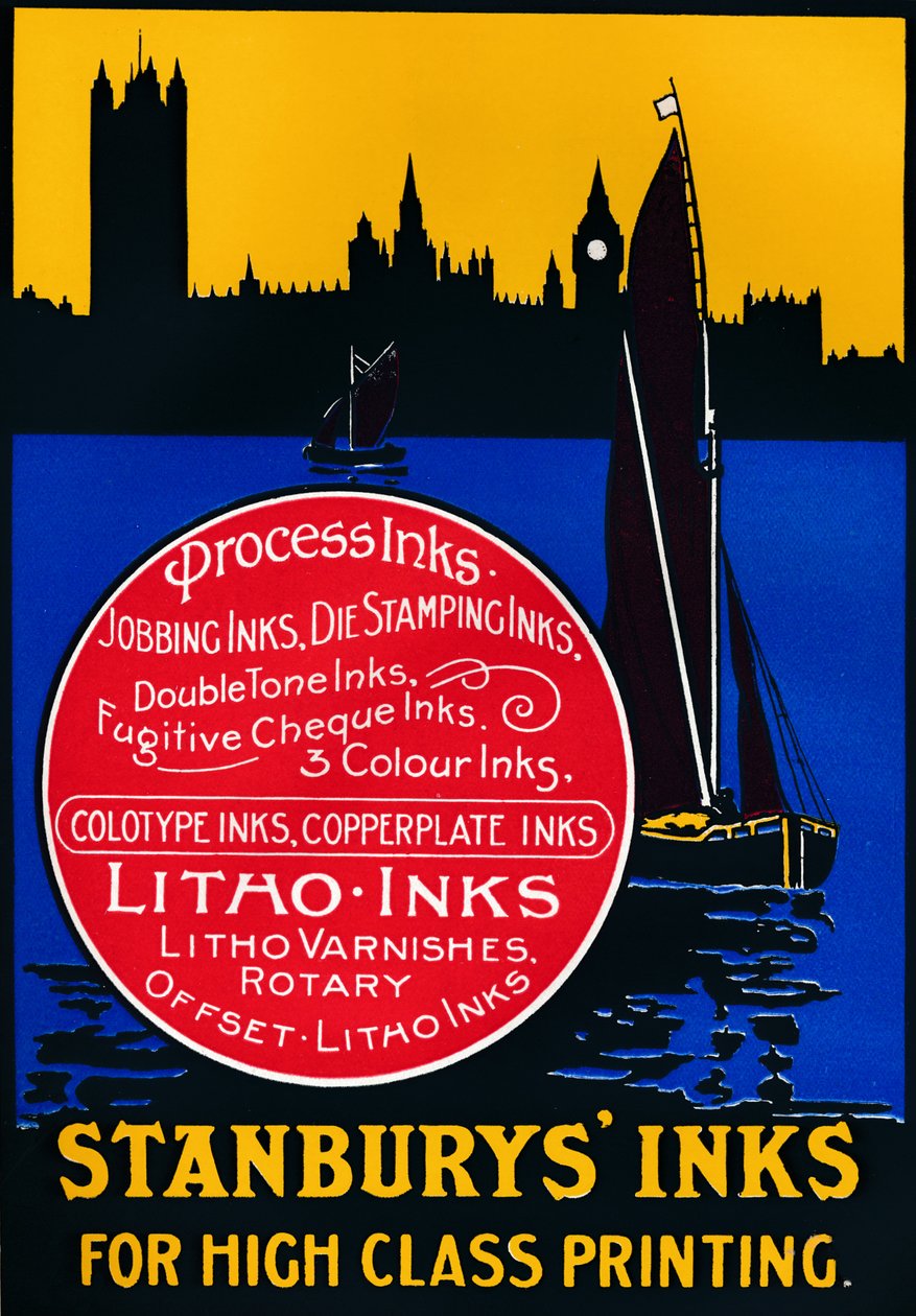 Encres Stansbury pour peinture de haute qualité, 1910 - Unbekannt