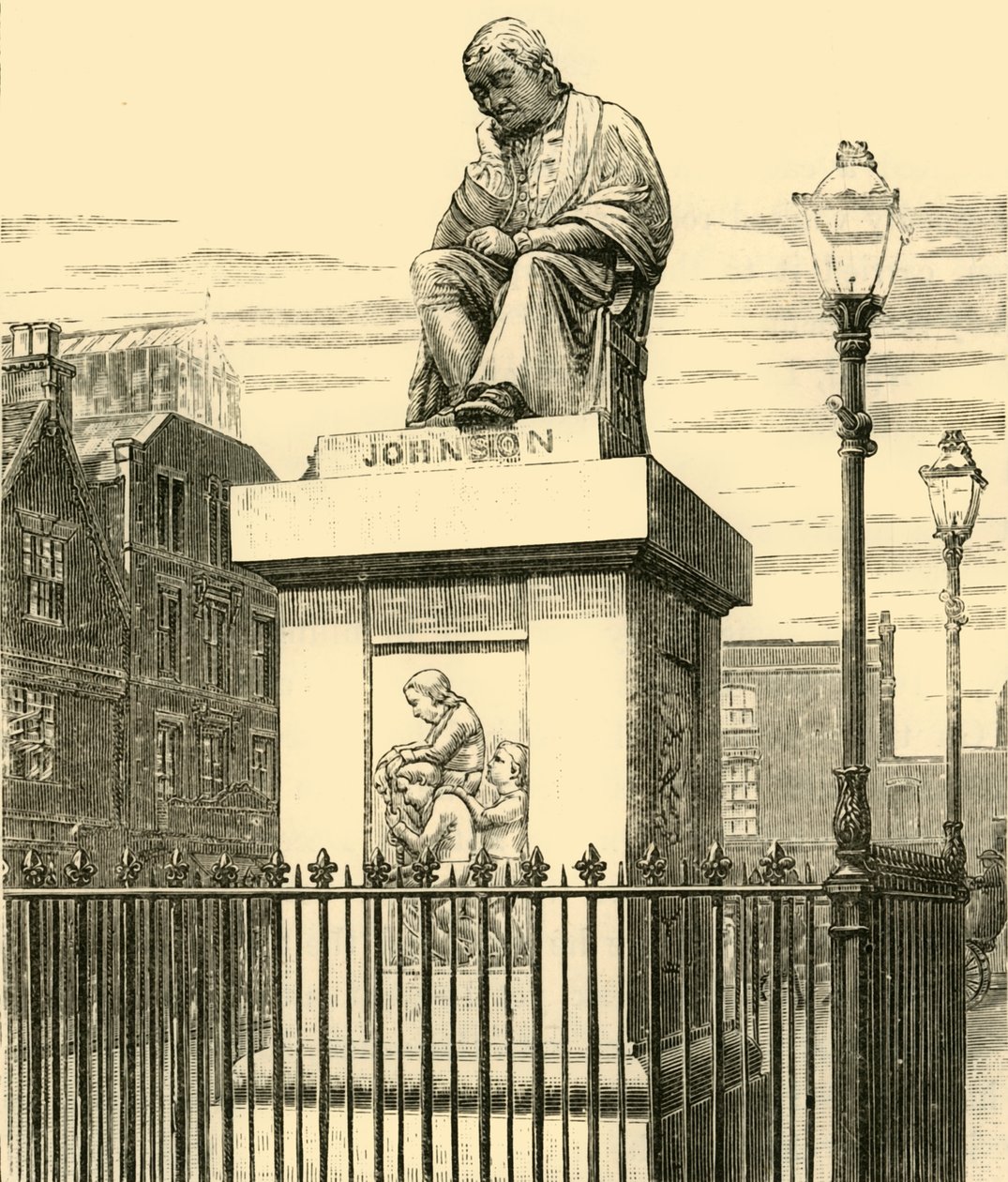 Statue de Johnson, 1898 | Unbekannt | Estampe d'art