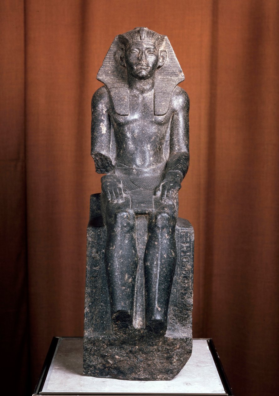 Statue du pharaon Amenemhat III, 19e siècle av. J.-C. - Unbekannt