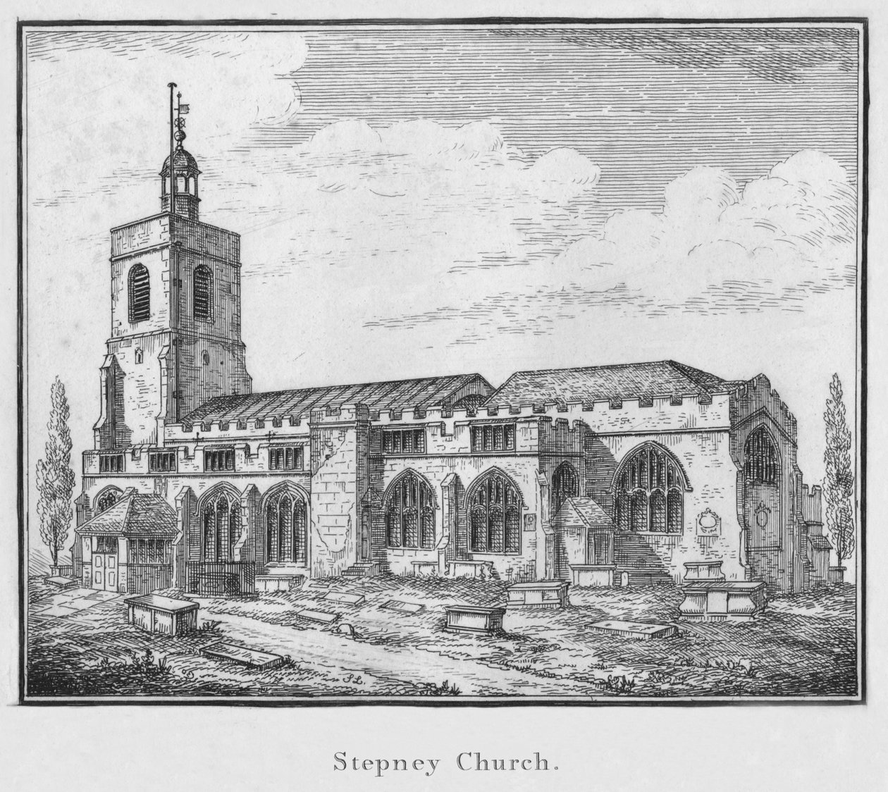 Église de Stepney, vers 1792 - Unbekannt