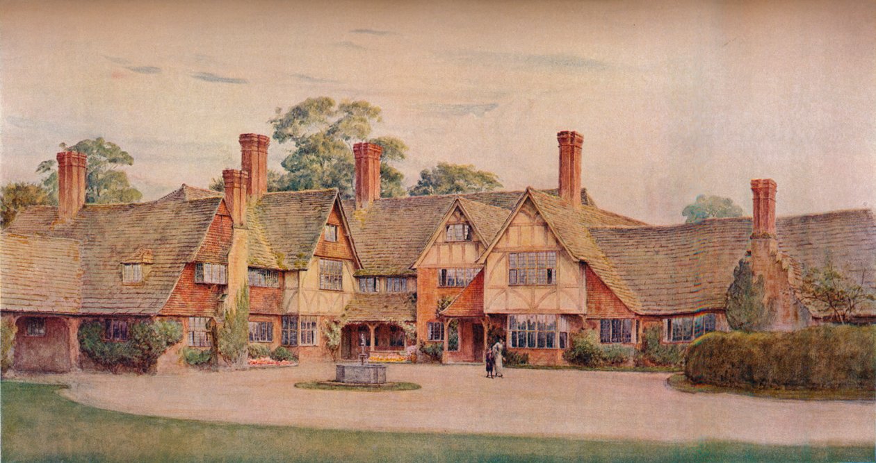 Stoke Barn, Fulmer, Bucks. Gerald Unsworth & Inigo Triggs, Architectes, 1914 - Unbekannt