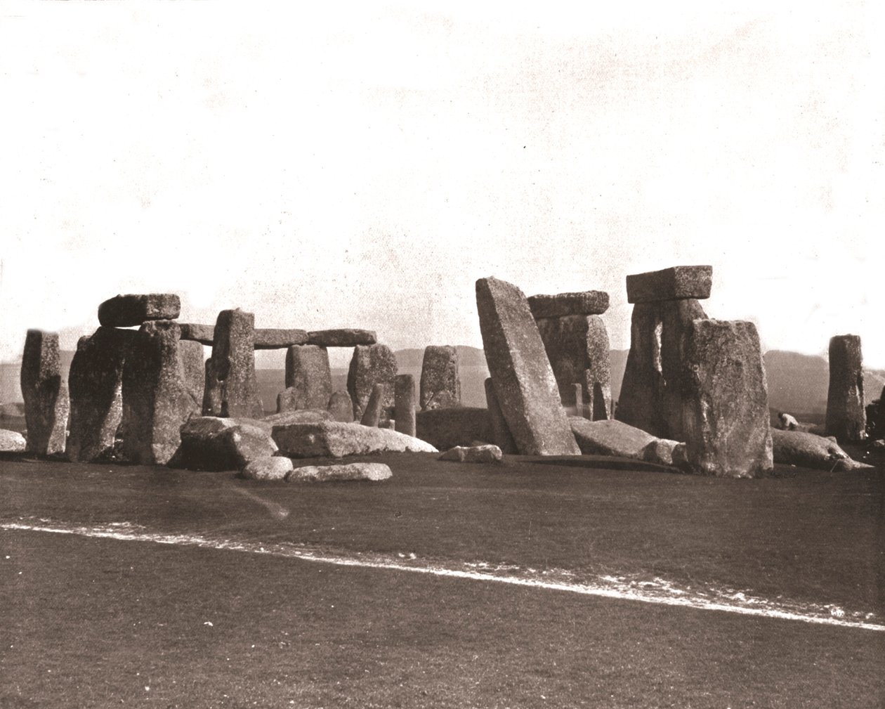 Stonehenge, plaine de Salisbury, Wiltshire, 1894 - Unbekannt
