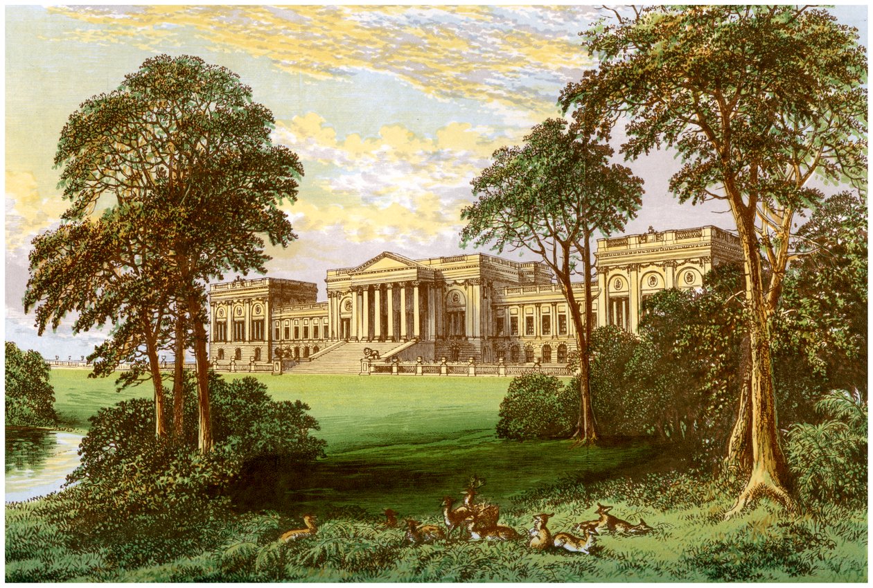 Parc de Stowe, Buckinghamshire, maison du duc et marquis de Buckingham et Chandos - Unbekannt
