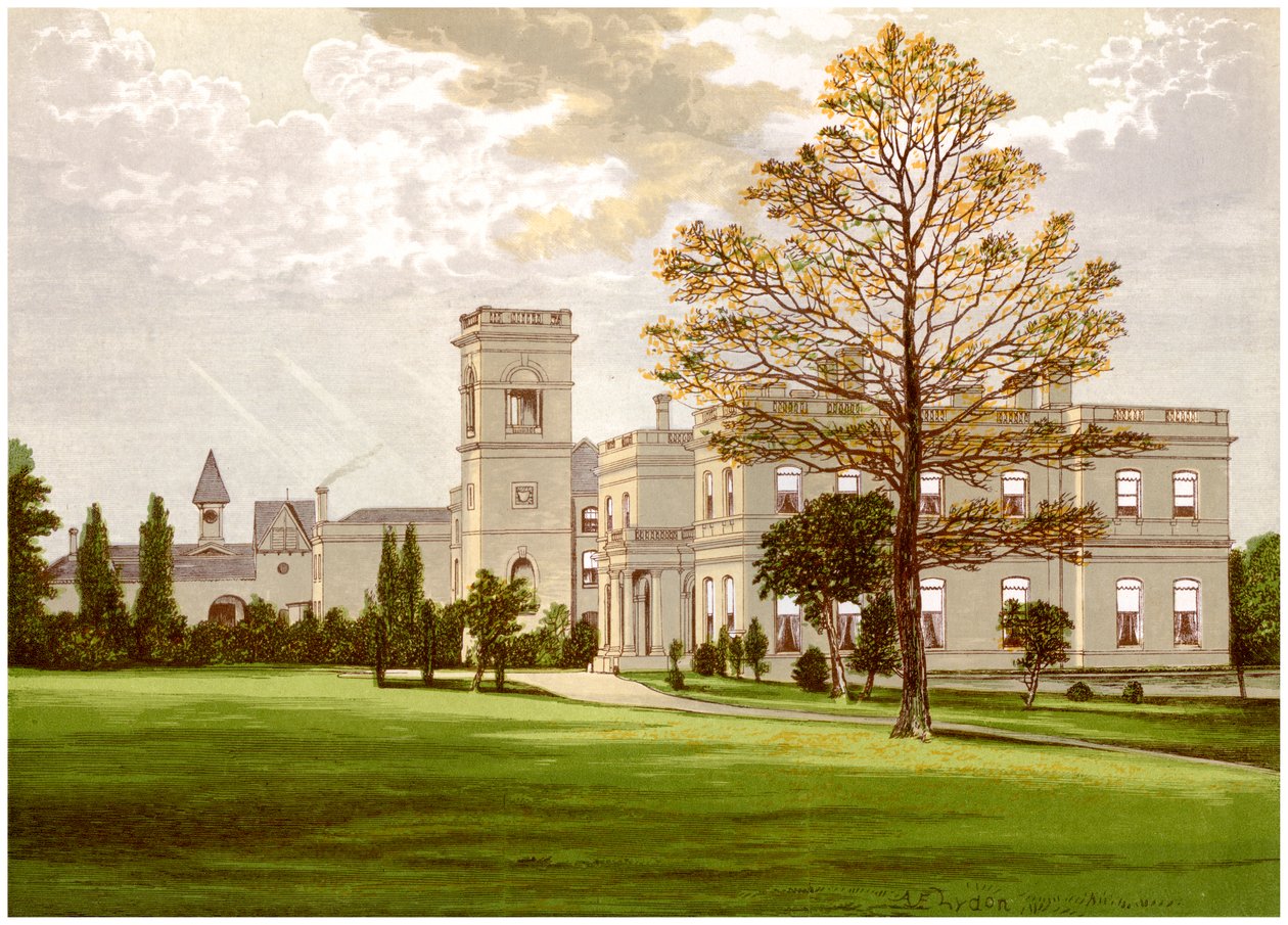 Stowlangtoft Hall, Suffolk, maison de la famille Wilson, vers 1880 - Unbekannt