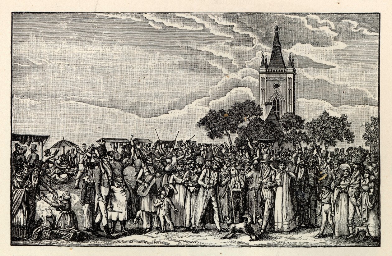 Stralauer Fischzug Stralau Fish Parade, ca 1865 - Unbekannt