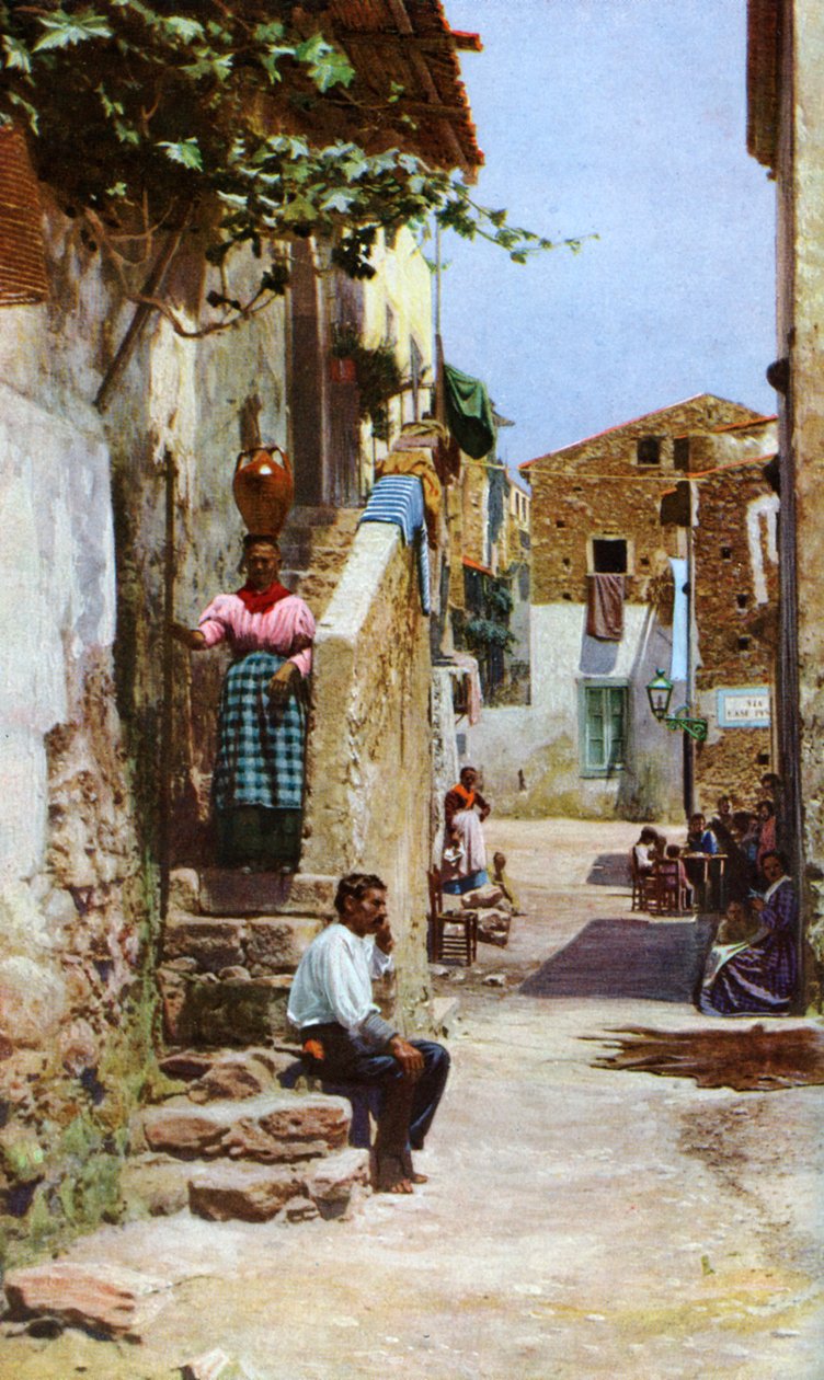 Scène de rue, Taormina, Sicile, Italie - Unbekannt