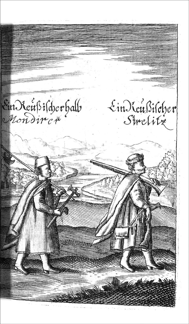 Streltsy de Georg Adam Schleissing Derer beyden Czaaren in Reussland Iwan und Peter Alexewiz, 1693 - Unbekannt