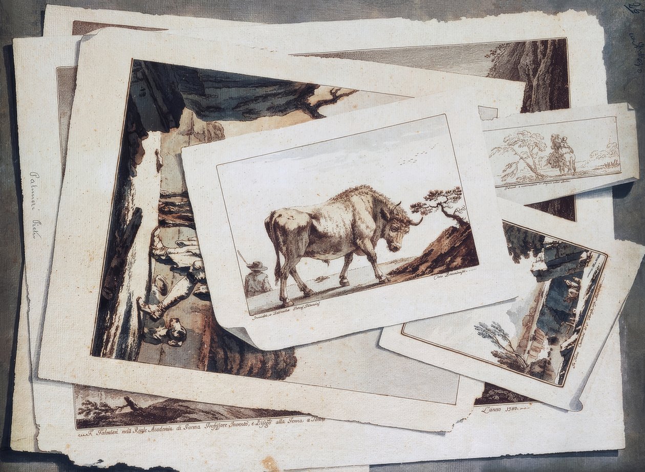 Étude de dessins et gravures - Unbekannt