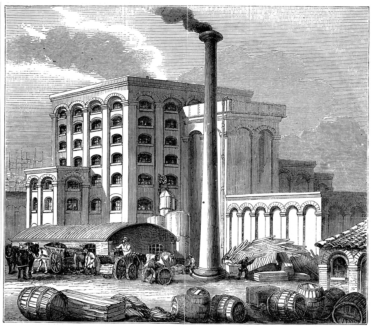 Raffinerie de sucre, Southampton, Angleterre, ouverte en 1851 - Unbekannt