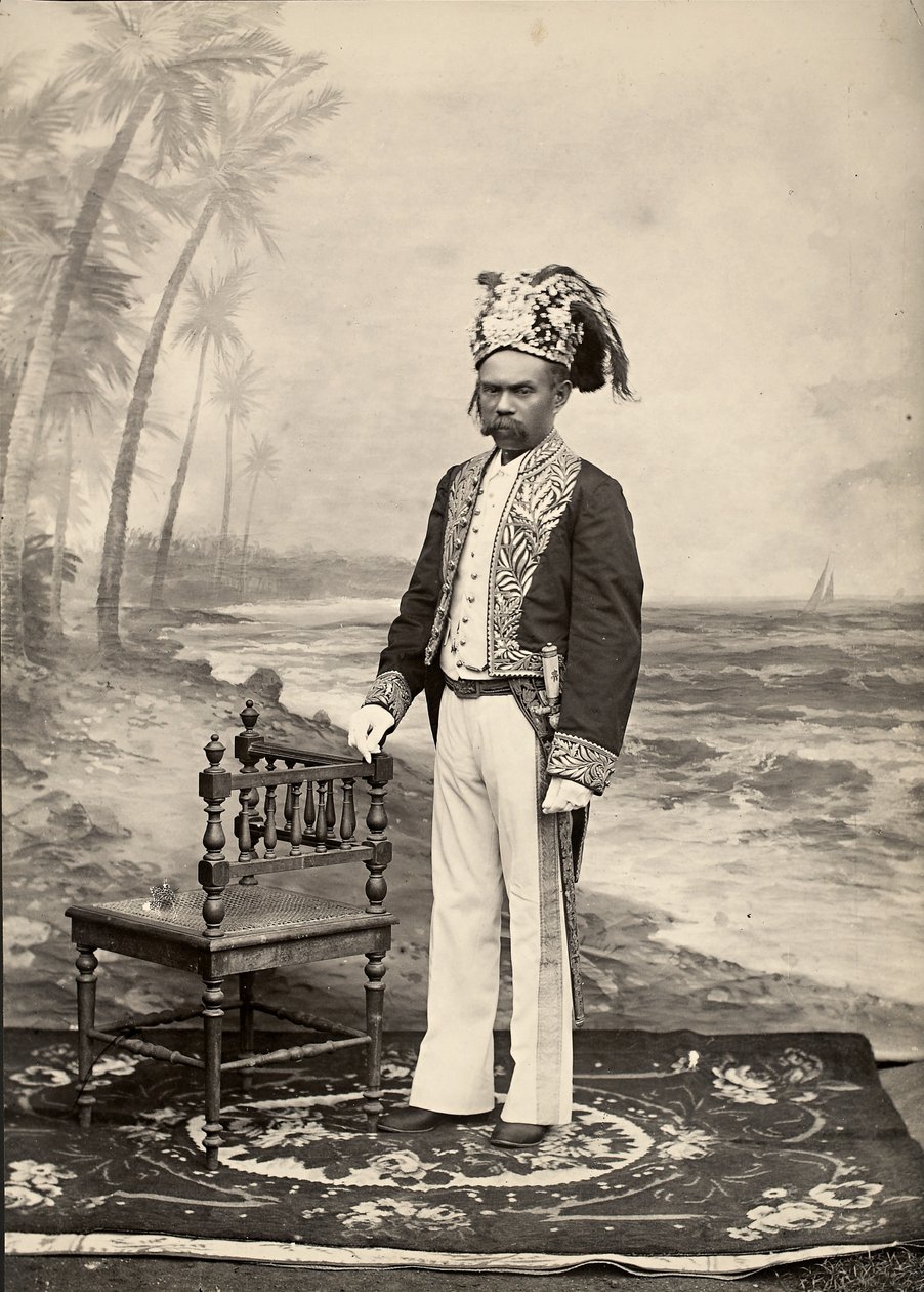 Sultan de Batjan, îles Pulau Bacan, Maluku, Indonésie - Unbekannt