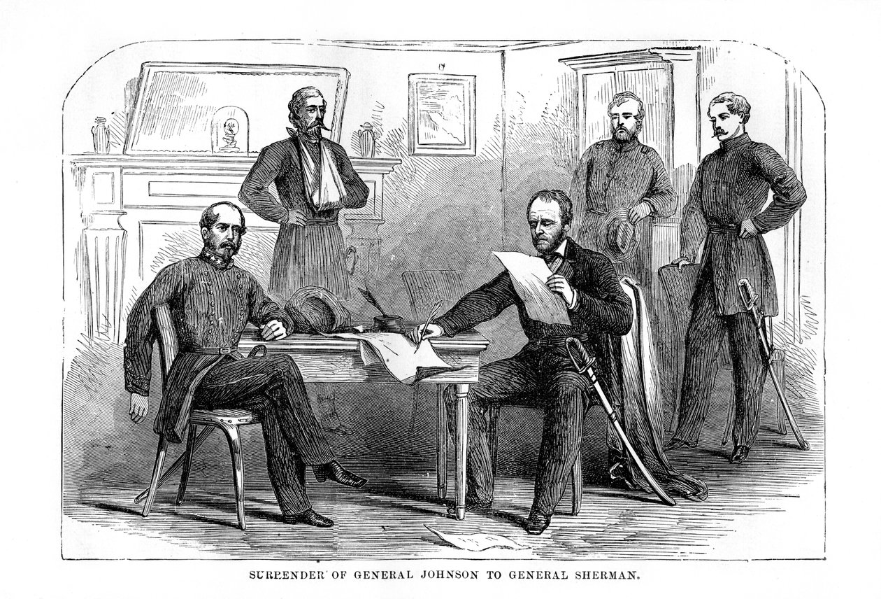 Reddition du général Johnston au général Sherman, 26 avril 1865, 1872 - Unbekannt