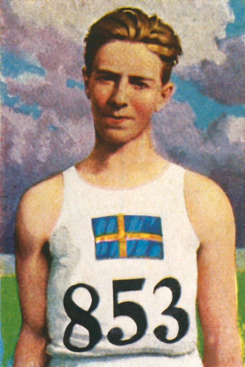 Lanceur de javelot suédois Erik Lundquist, 1928 - Unbekannt