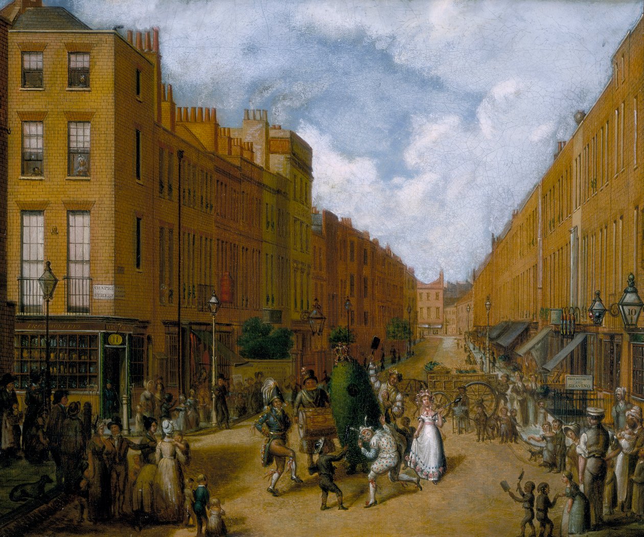 Jour des ramoneurs à Upper Lisson Street, Paddington, fin des années 1830 - Unbekannt