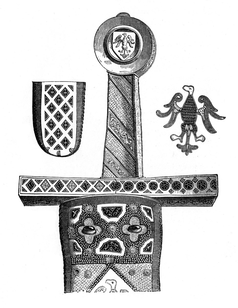 Épée de Charlemagne, VIIIe siècle, 1870 - Unbekannt