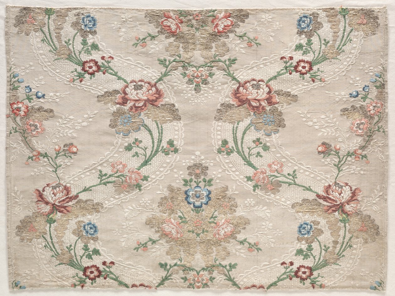 Fragment de taffetas, c. 1730 - Unbekannt