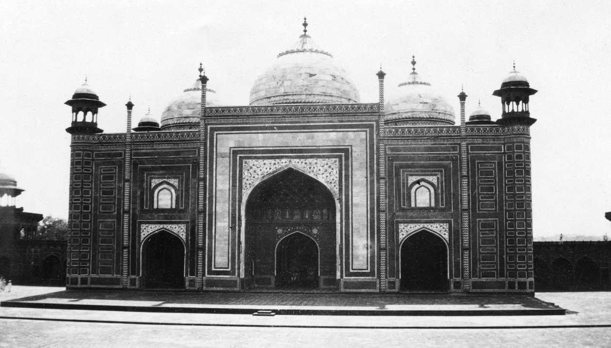 Mosquée ou masjid du Taj Mahal, Agra, Inde, 1916-1917 - Unbekannt