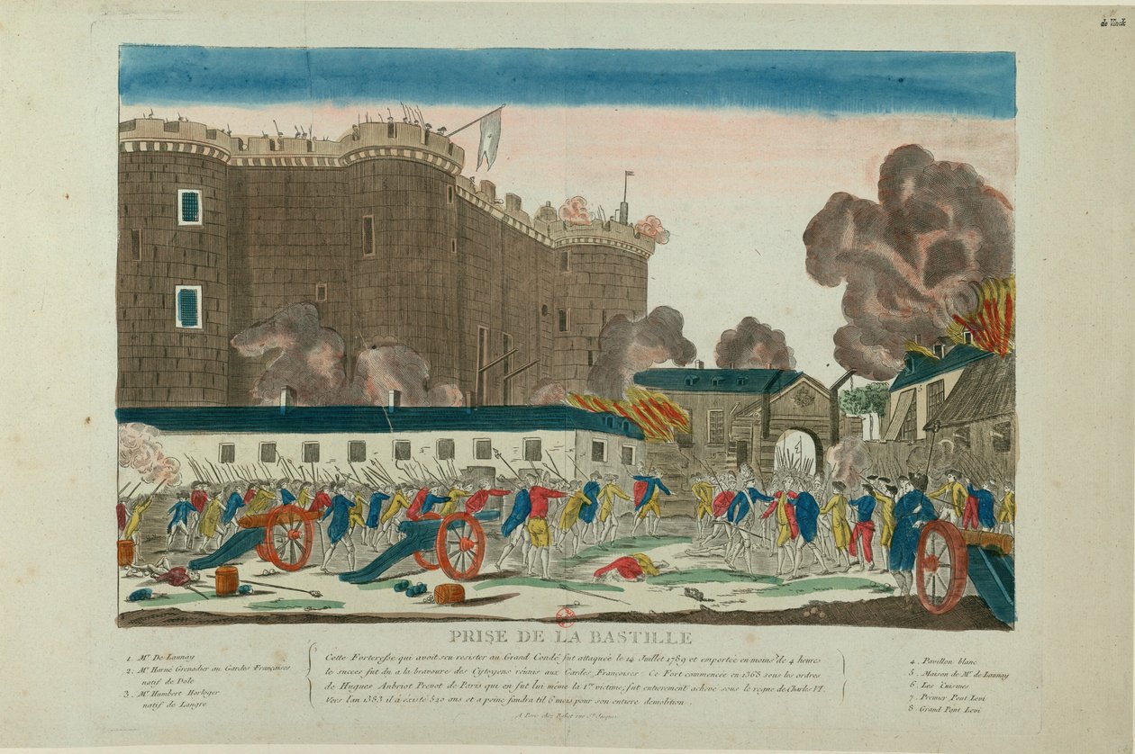 Prise de la Bastille le 14 juillet 1789 - Unbekannt