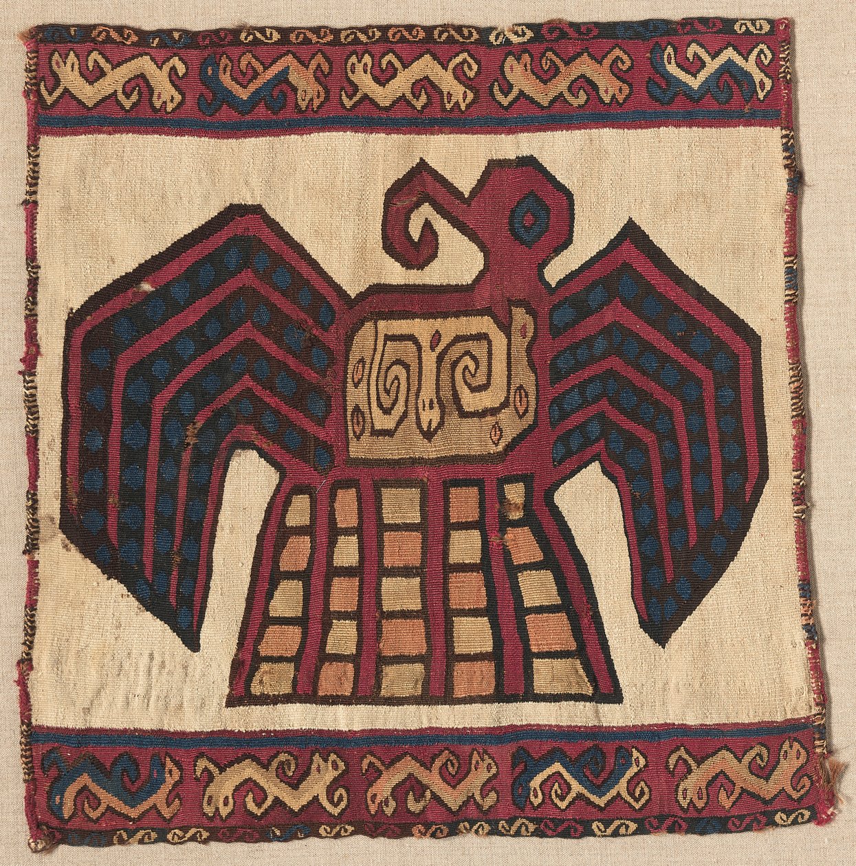 Panneau carré de tapisserie, vers 700-1100 - Unbekannt