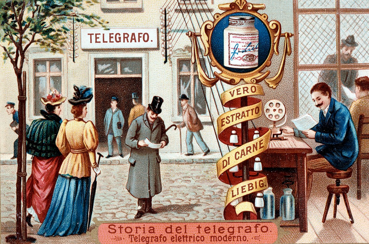 Bureau du télégraphe, vers 1900 - Unbekannt