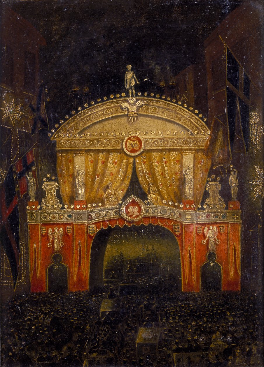 Temple Bar illuminé pour le mariage du prince de Galles, 11 mars 1863 - Unbekannt