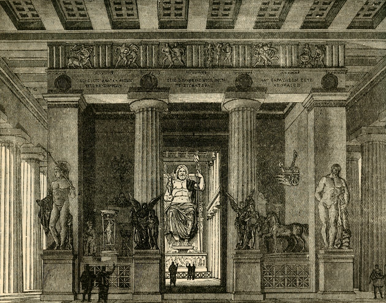 Temple à Olympie, restauré, 1890 - Unbekannt