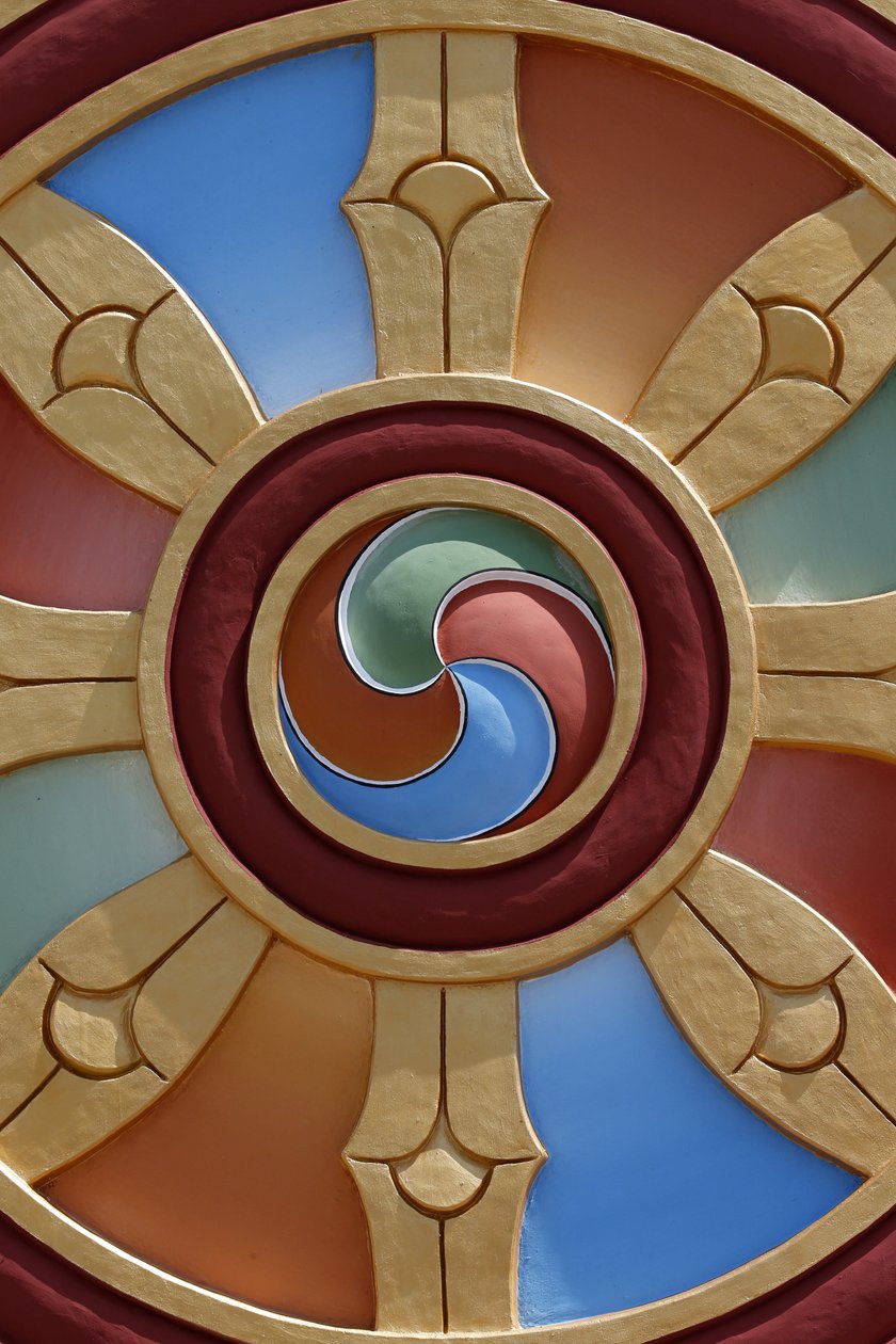Temple des Mille Bouddhas. Congrégation Dashang Kagyu Ling. Roue du Dharma, La Boulaye, France - Unbekannt