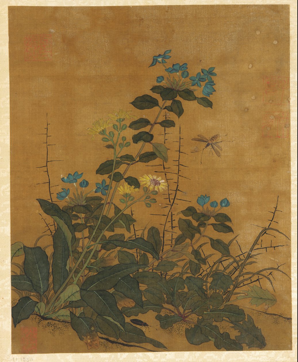 Dix images de fleurs, fruits et oiseaux, dynastie Ming, 1368-1644 - Unbekannt