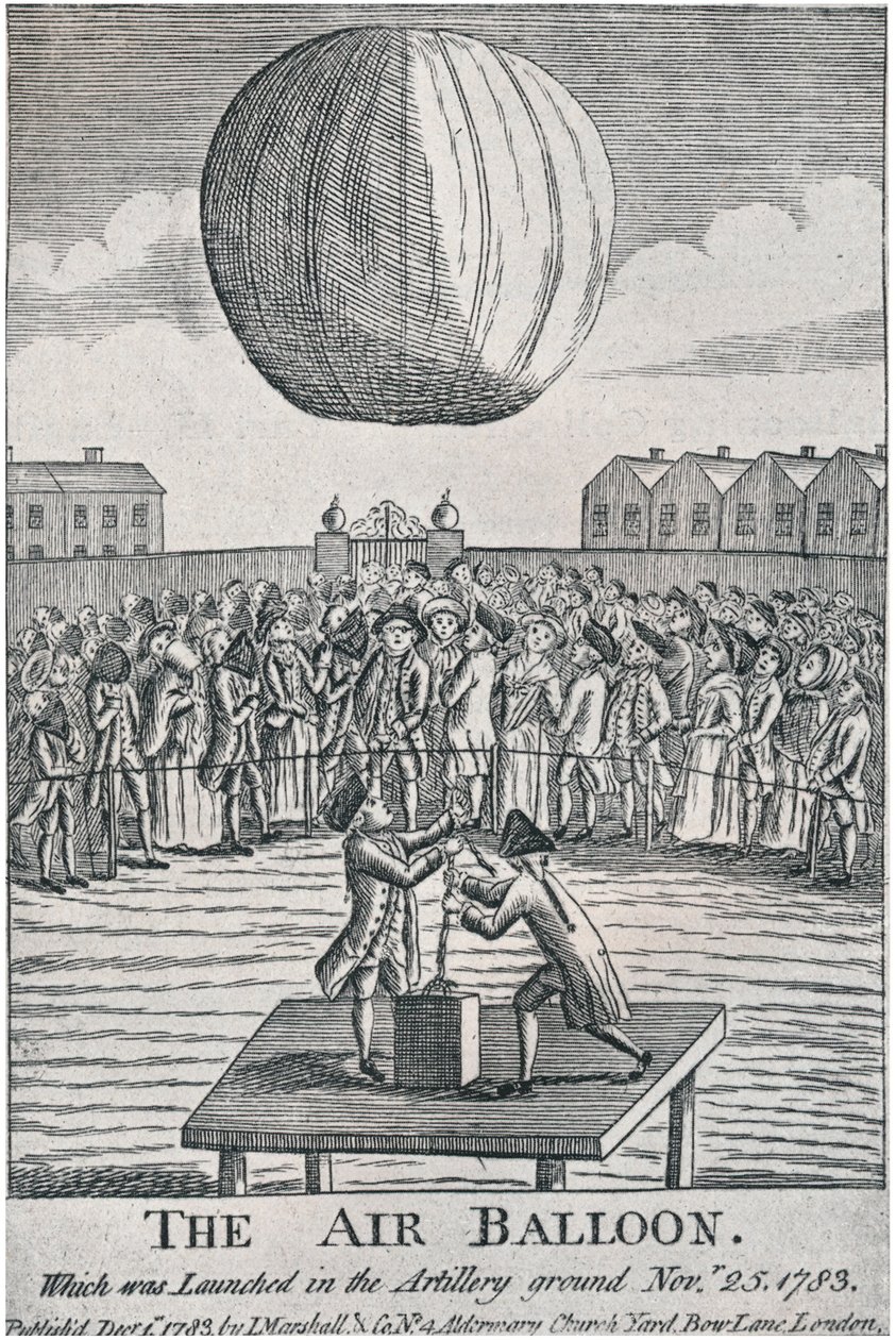 Le ballon à air, 1783, 1920 - Unbekannt