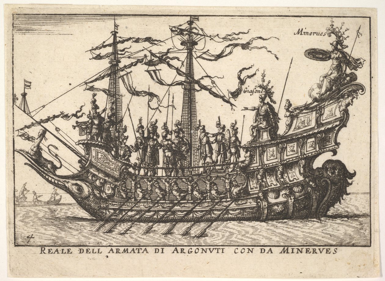 Les Argonautes menés par Minerve Reale dell armata di Argonuti con da Minerves, de la série..., 1664 - Unbekannt