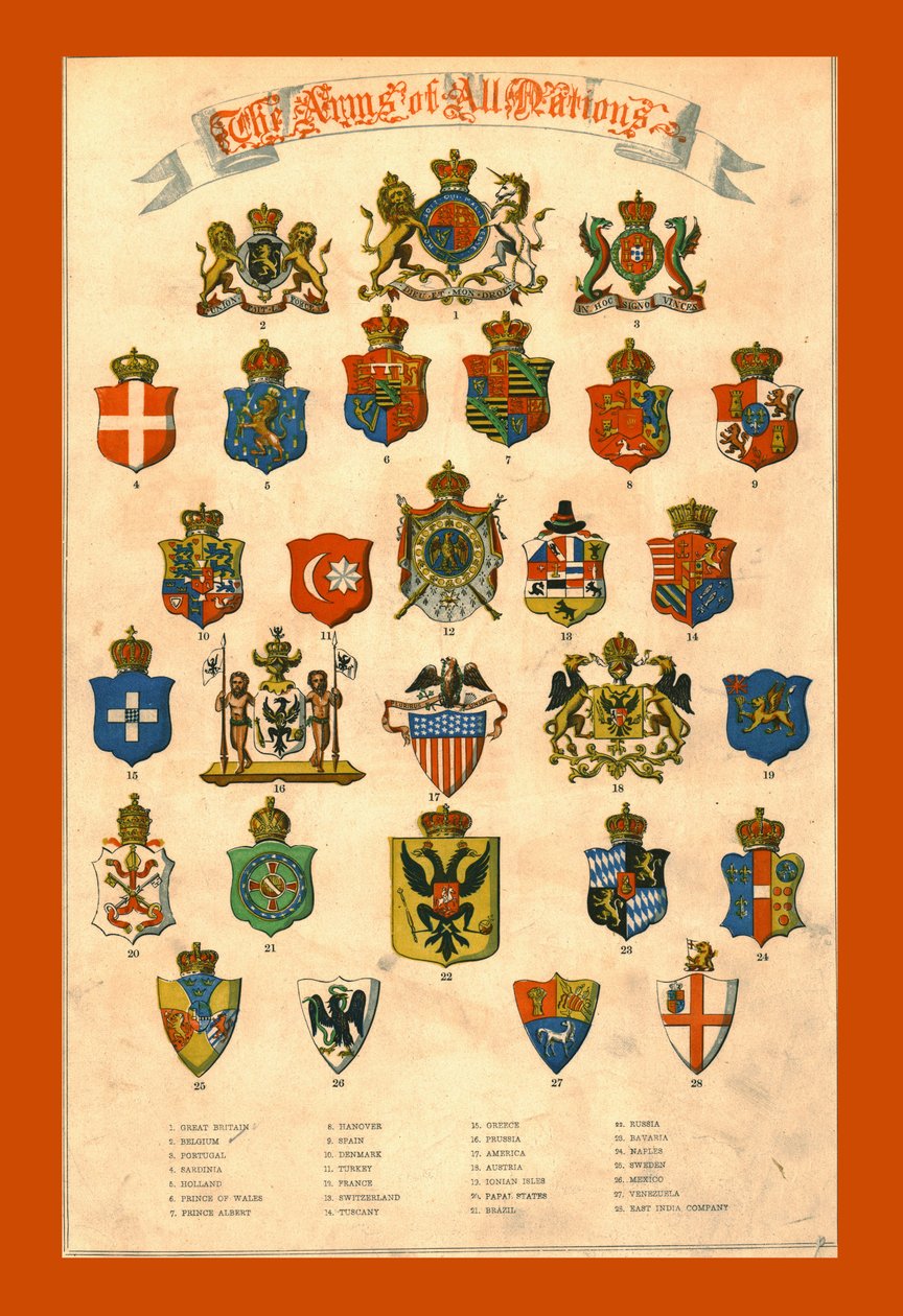 Les Armes de toutes les nations, 1858 - Unbekannt