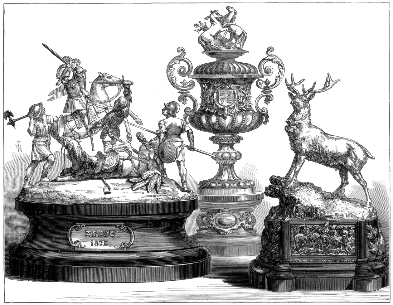 La plaque du prix Ascot, 1875 - Unbekannt