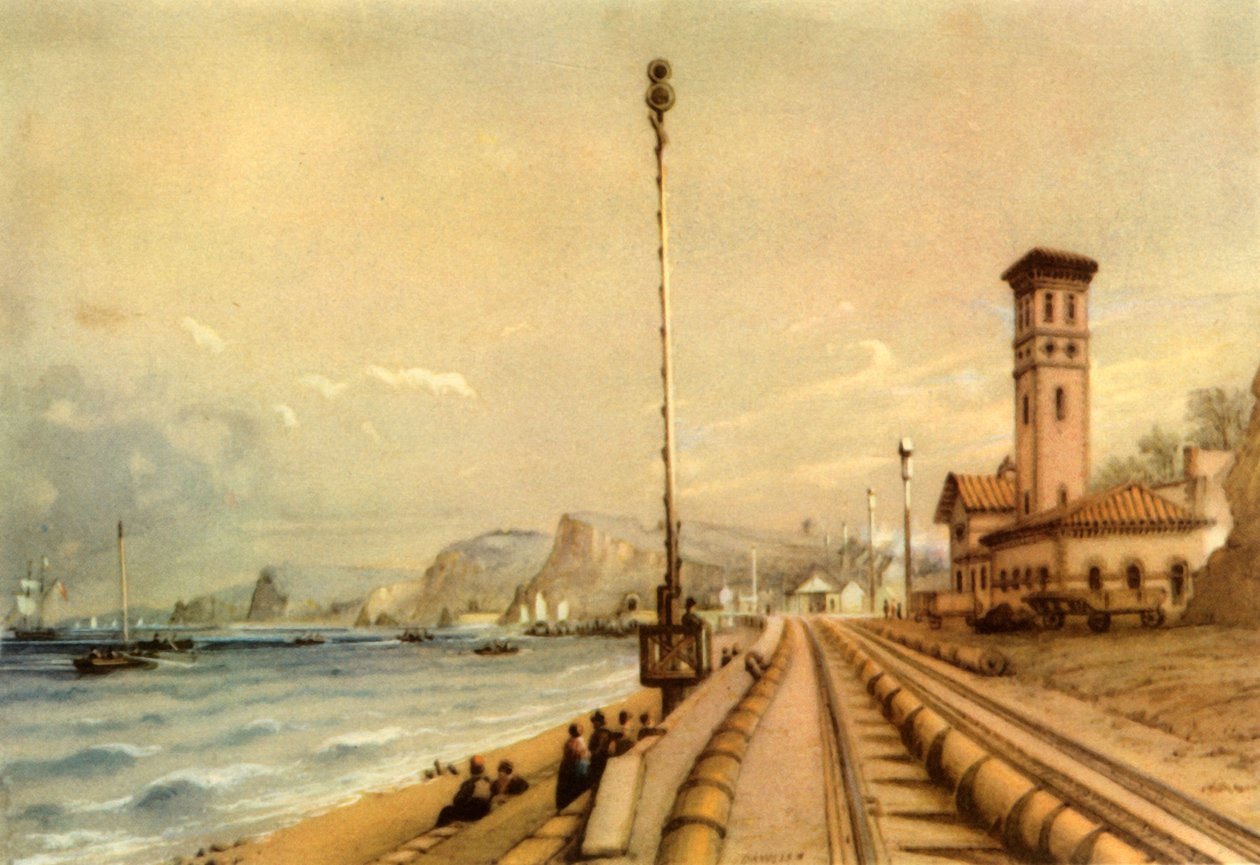Le chemin de fer atmosphérique à Dawlish, 1847, 1945 - Unbekannt