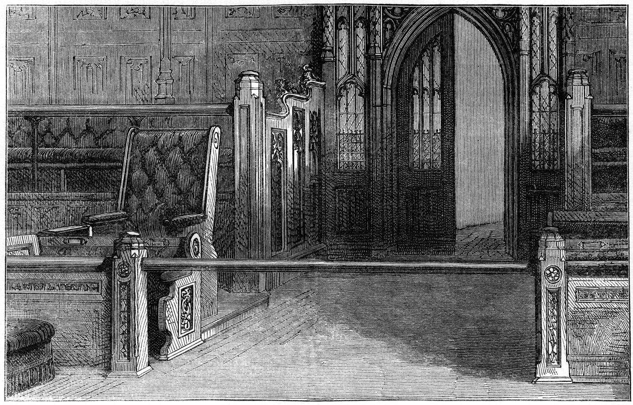 Le Bar de la Chambre des Communes, Westminster, Londres, 19ème siècle - Unbekannt