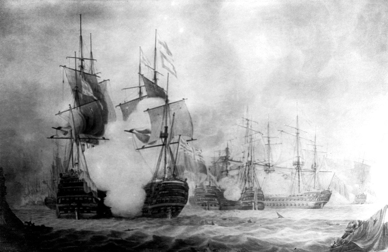 La bataille du cap Saint-Vincent, 19e siècle - Unbekannt