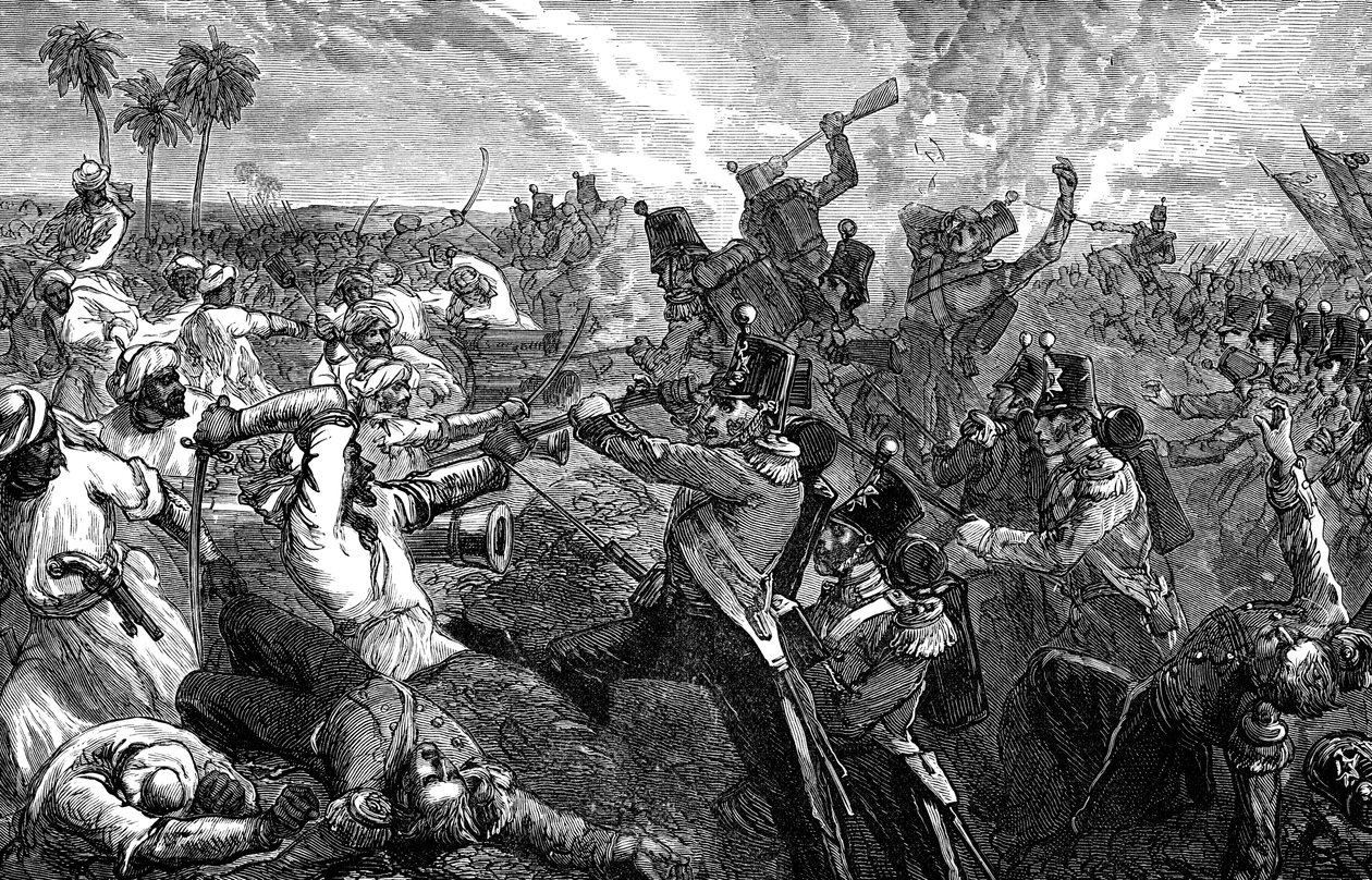 La bataille de Ferozeshah, Inde, 1845, 1900 - Unbekannt