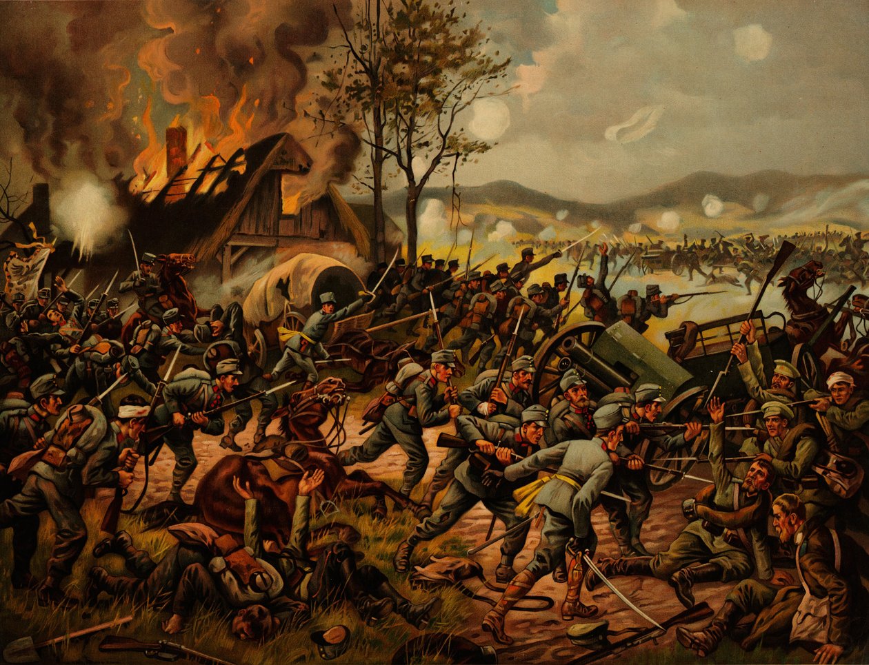 La bataille de Krasnik a commencé le 23 août 1914 - Unbekannt