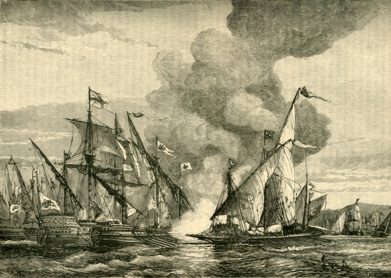 La Bataille de Lépante, 1571, 1890 - Unbekannt