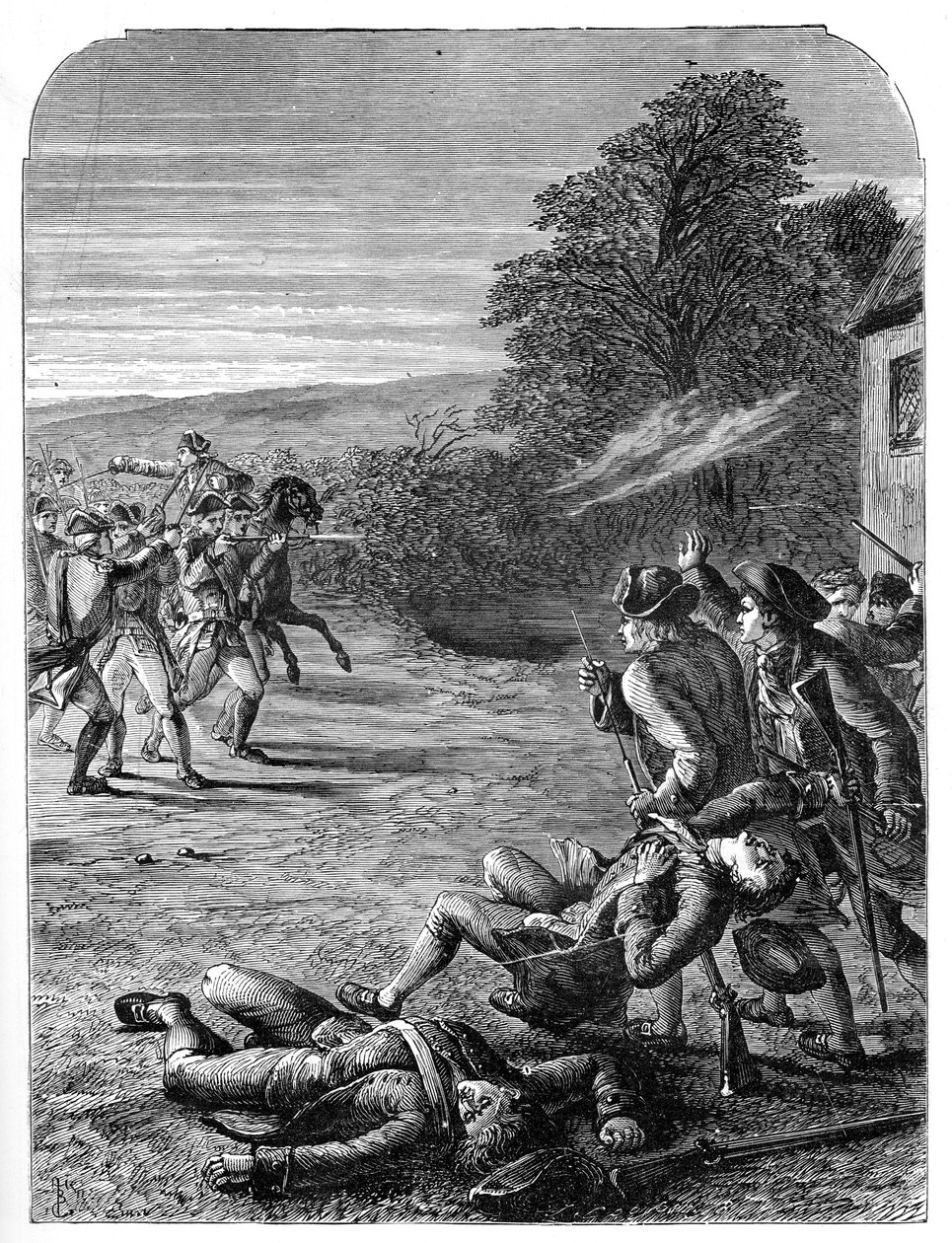 Les Batailles de Lexington et Concord, 19 avril 1775, 1872 - Unbekannt