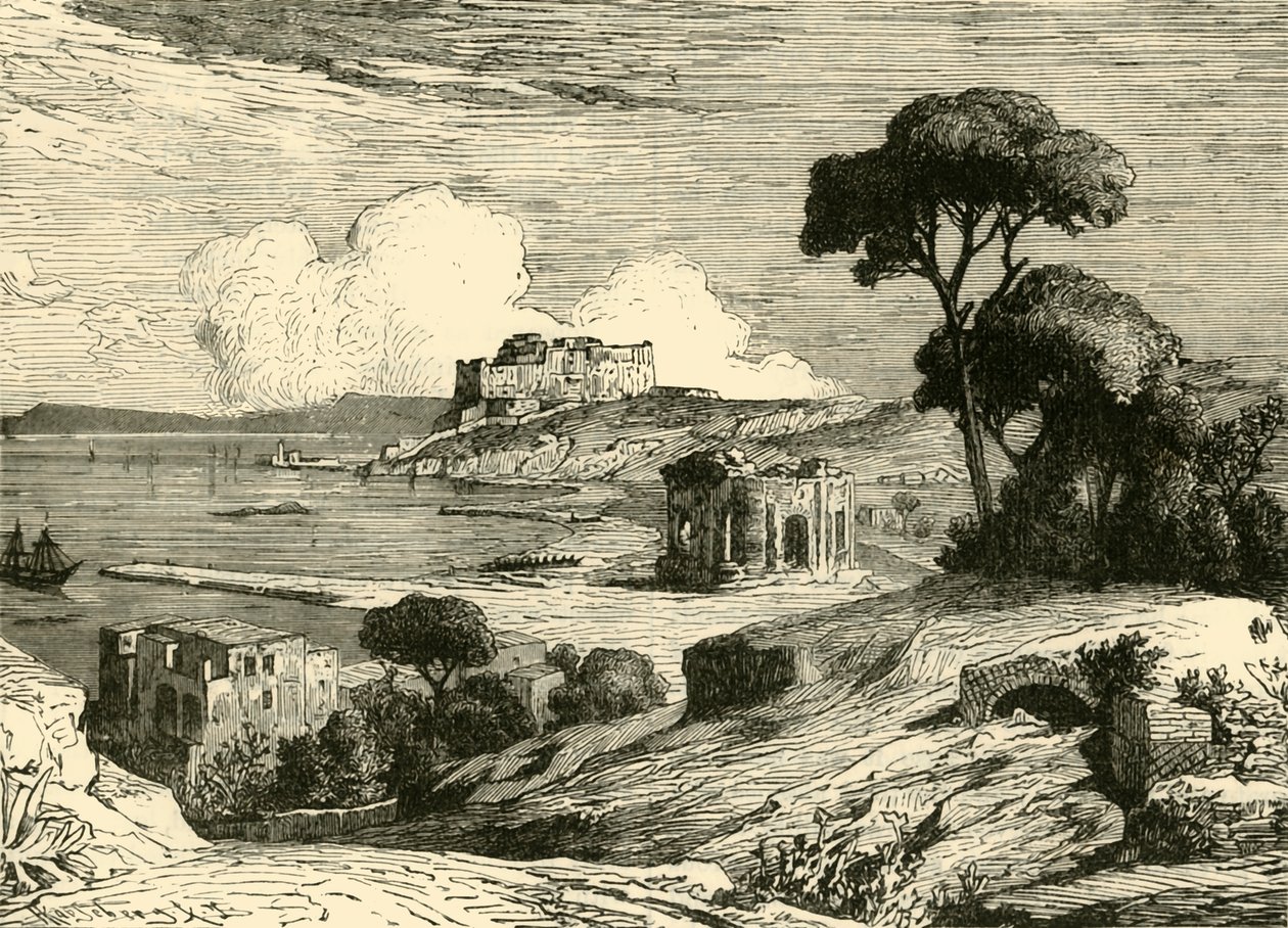 La Baie de Bale, avec des Ruines de Villas Romaines - Unbekannt