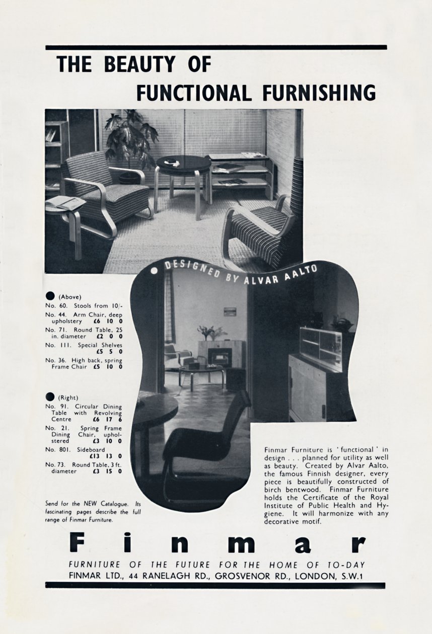 La beauté du mobilier fonctionnel - Finmar, 1939 - Unbekannt