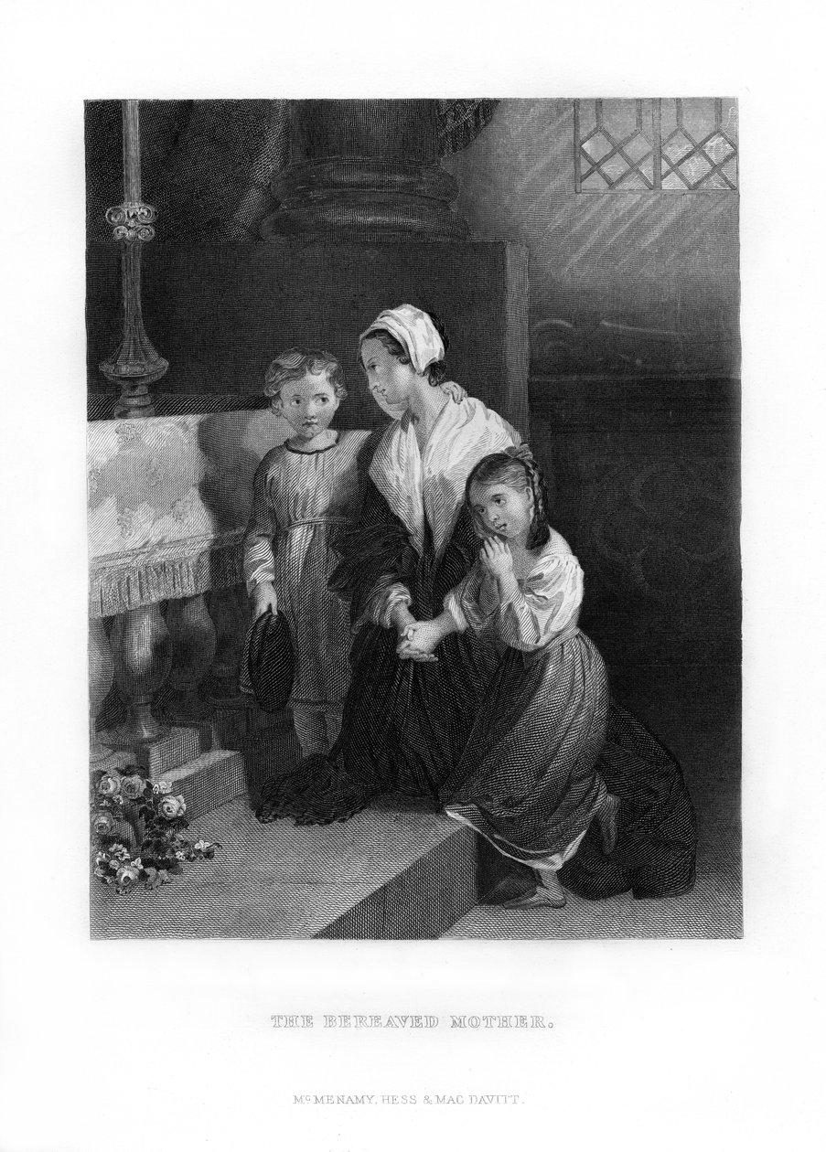 La mère endeuillée, 1872 - Unbekannt