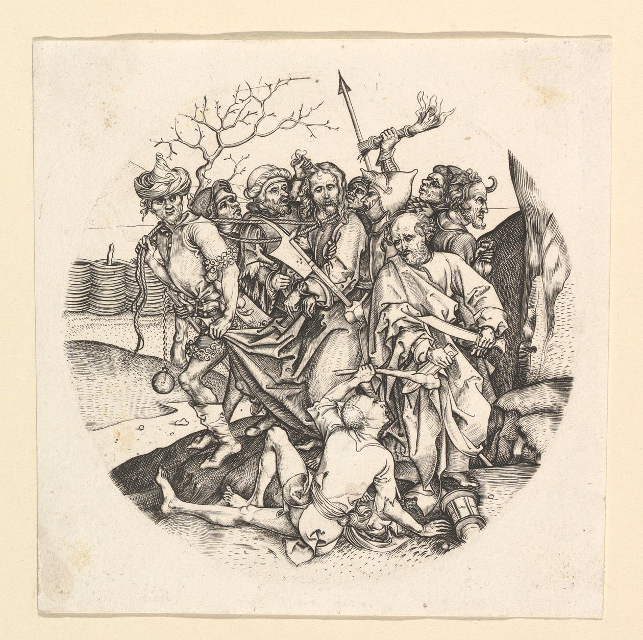 La trahison du Christ (copie en rondel) - Unbekannt