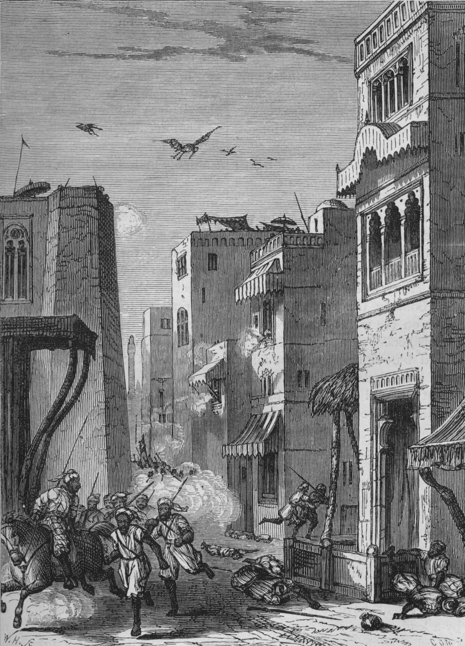 Les troupes britanniques entrant à Moultan, vers 1880 - Unbekannt